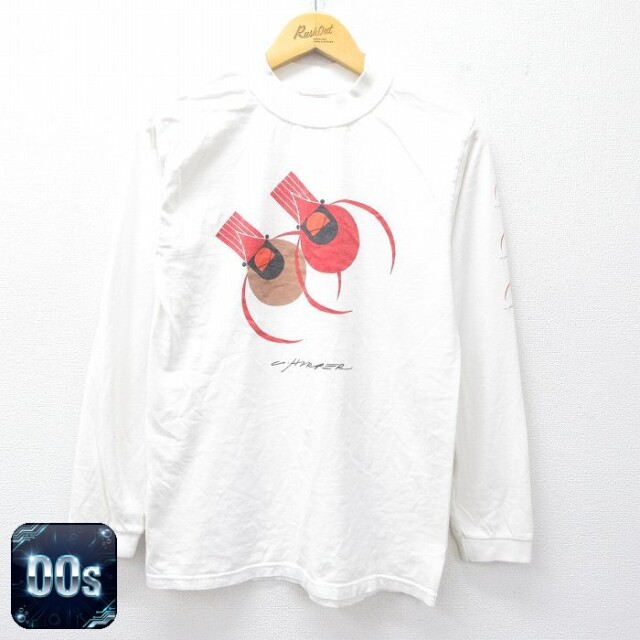【50%OFF】00s 長袖Tシャツ 鳥 ホワイト S | 古着