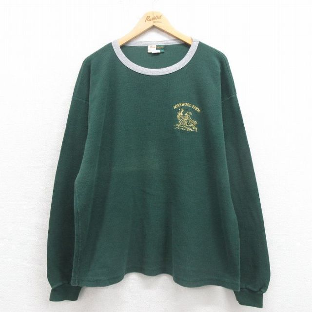 【50%OFF】Wear Guard 00s 長袖Tシャツ MIRKWOOD グリーン XL | 古着
