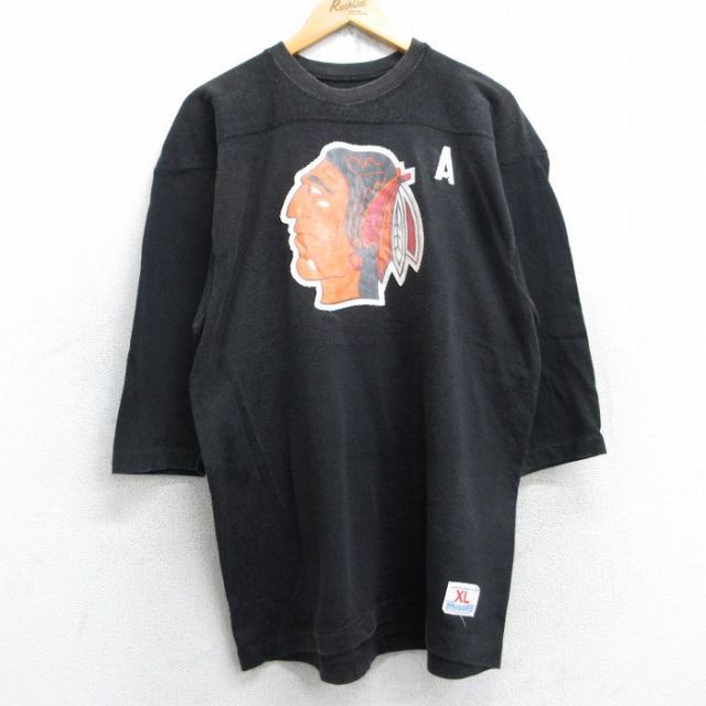 古着通販 L☆古着 チャンピオン Champion 7分袖 ビンテージ