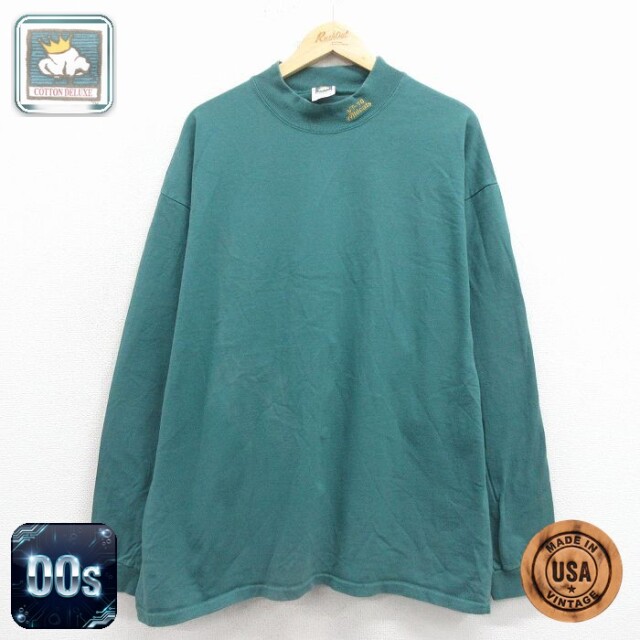 00s 長袖Tシャツ ワイルドキャッツ グリーン XL | 古着