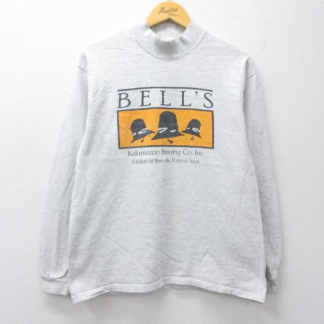 【50%OFF】90s 長袖Tシャツ BELLS グレー M | 古着