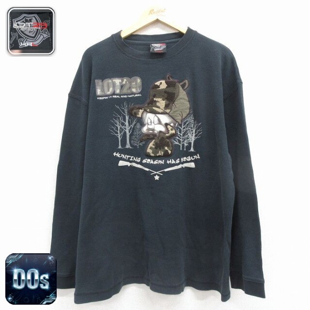 00s 長袖Tシャツ ルーニーテューンズ ブラック XL | 古着
