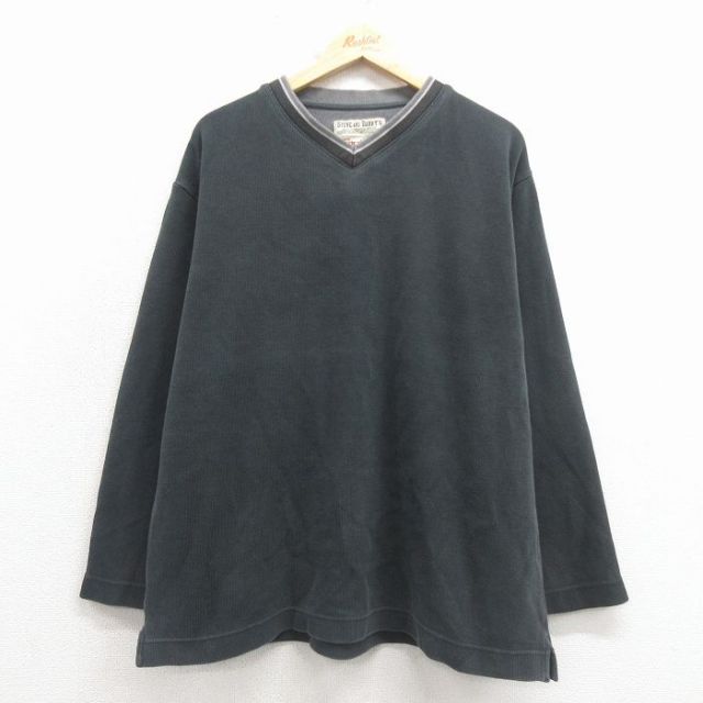 【20%OFF】STEVE&BARRYS 長袖Tシャツ ブラック XL | 古着