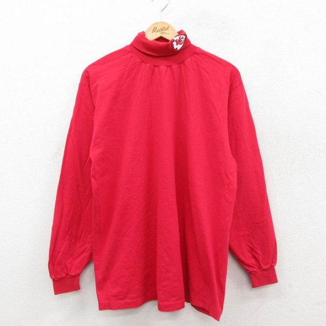 【20%OFF】90s 長袖Tシャツ カンザスシティ レッド XL | 古着