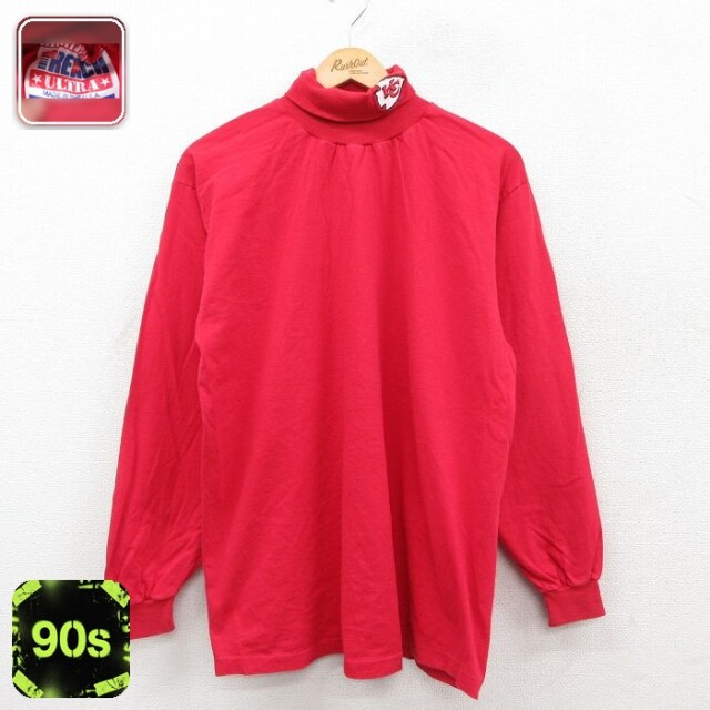 90s 長袖Tシャツ カンザスシティ レッド XL | 古着