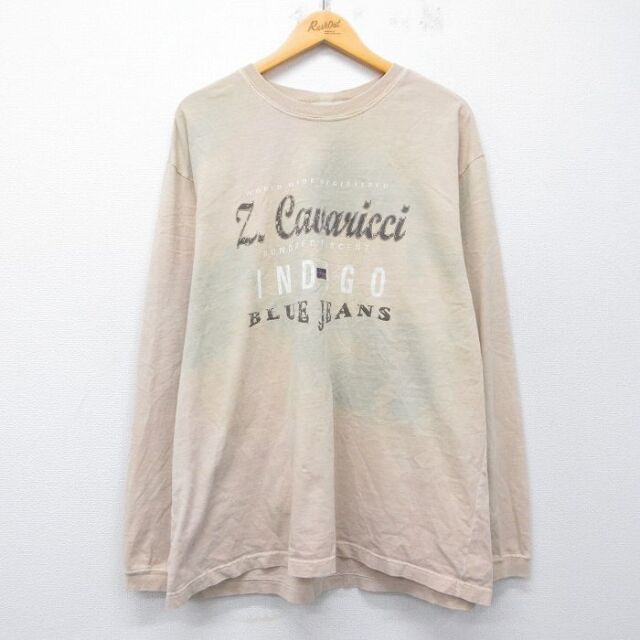 【20%OFF】ブルージーンズ 00s 長袖Tシャツ タイダイ ベージュ L | 古着