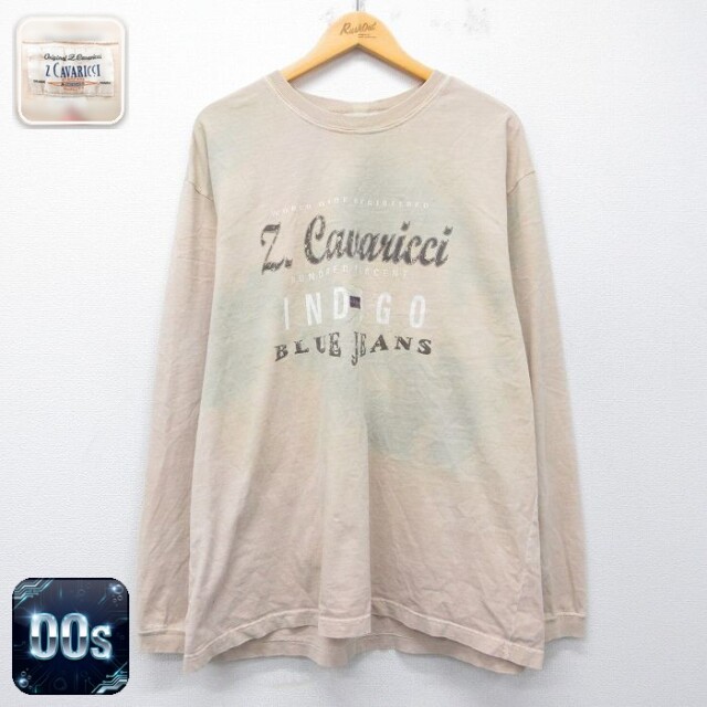 ブルージーンズ 00s 長袖Tシャツ タイダイ ベージュ L | 古着