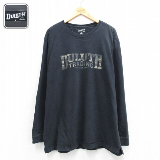 DULUTH 長袖Tシャツ ブラック XL | 古着