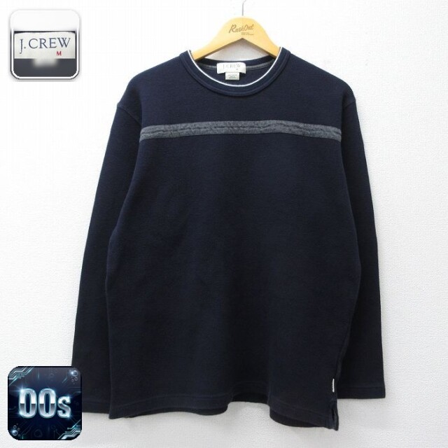ジェイクルー 00s 長袖Tシャツ ネイビー XL | 古着