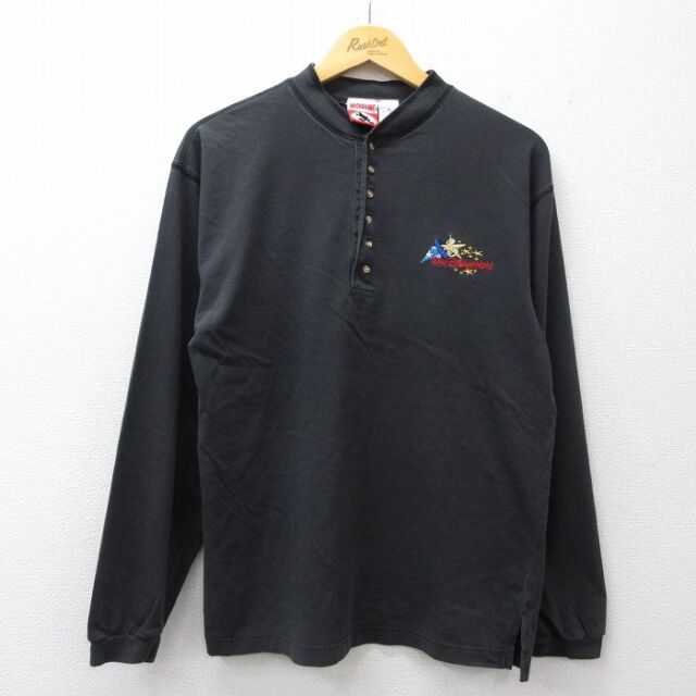 90s 長袖Tシャツ ディズニーワールド ブラック M | 古着