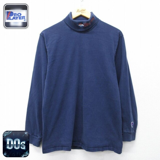 【50%OFF】00s 長袖Tシャツ デンバーブロンコス ネイビー M | 古着