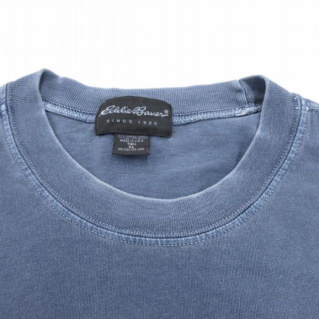 古着通販 XL☆古着 エディーバウアー 長袖 ビンテージ Tシャツ メンズ