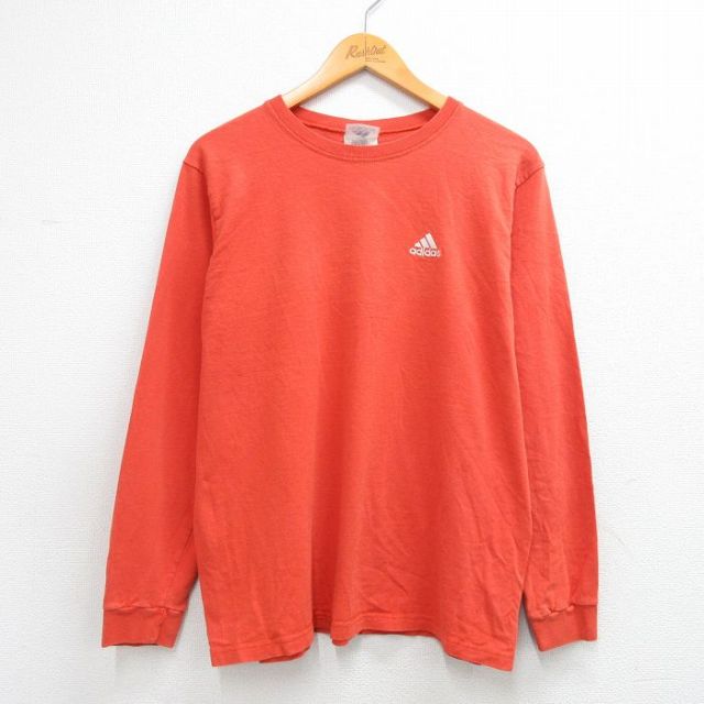 古着通販 L☆古着 アディダス adidas 長袖 ビンテージ Tシャツ メンズ