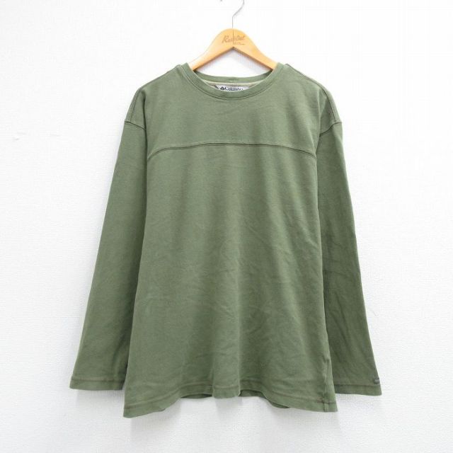 コロンビア 00s 長袖Tシャツ グリーン メンズXL相当 | 古着
