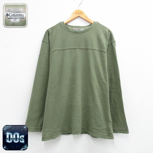 【20%OFF】コロンビア 00s 長袖Tシャツ グリーン メンズXL相当 | 古着