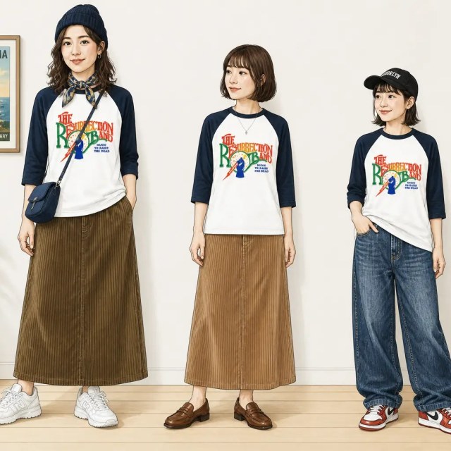 古着通販 S☆古着 7分袖 ビンテージ ロック バンド Tシャツ メンズ 00