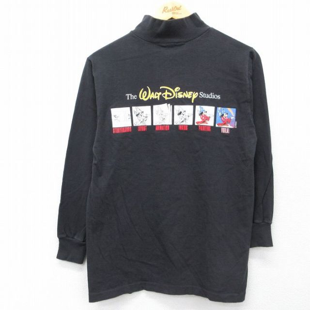 古着通販 M☆古着 長袖 ビンテージ Tシャツ メンズ 90年代 90s