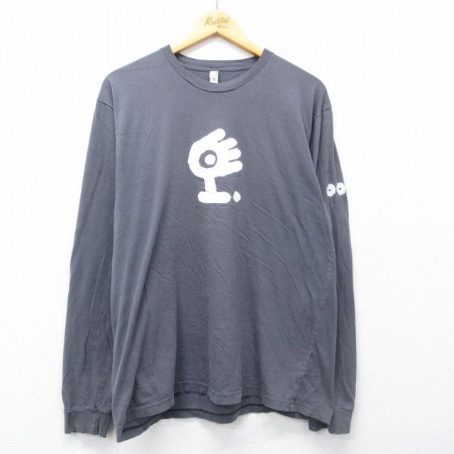 長袖ロックバンドTシャツ メデスキマーティンアンドウッドプリント グレー メンズXL相当 | 古着
