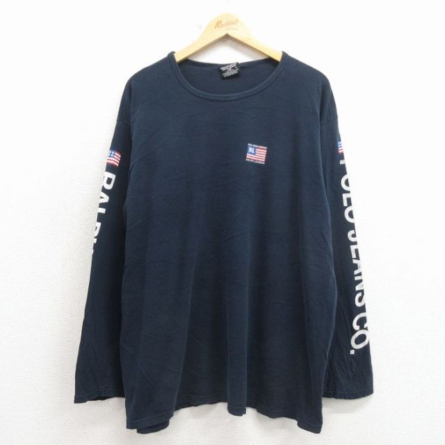 ラルフローレン 長袖Tシャツ ブラック XL | 古着