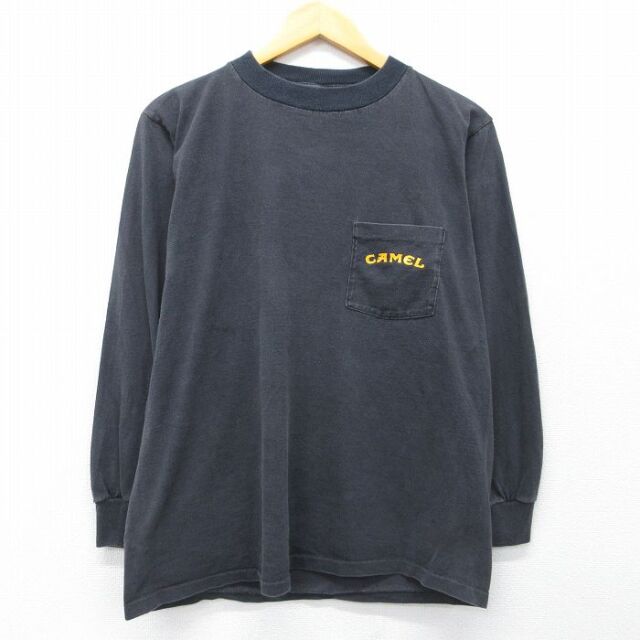 古着通販 L☆古着 長袖 ビンテージ Tシャツ メンズ 90年代 90s