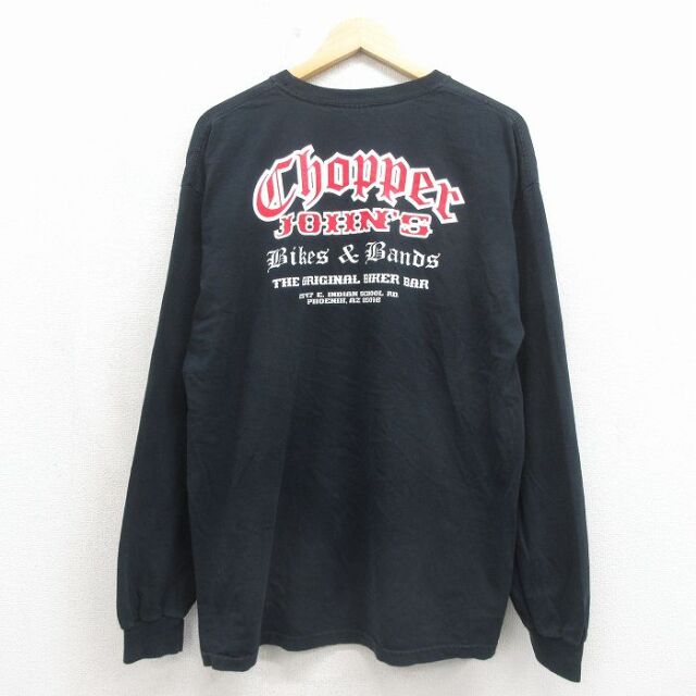 00s 長袖Tシャツ チョッパー ブラック メンズL相当 | 古着