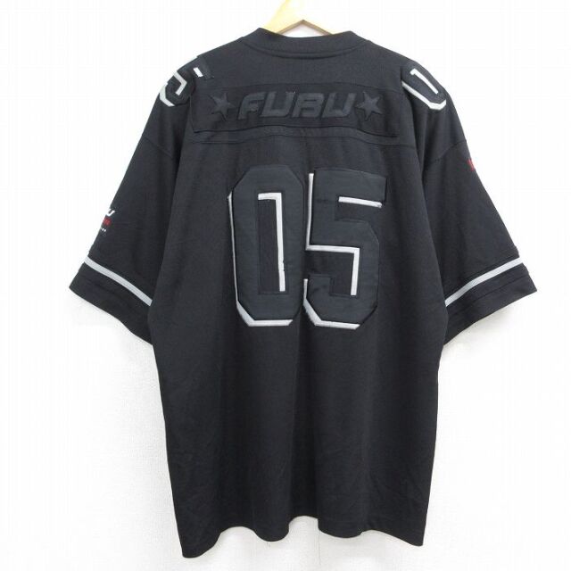 古着通販 XL☆古着 フブ FUBU 半袖 ビンテージ フットボール Tシャツ