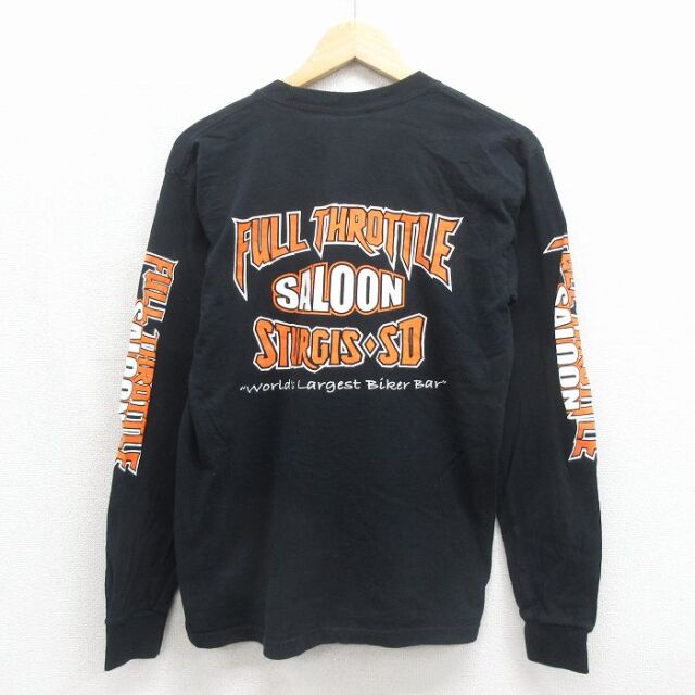 00s 長袖Tシャツ スタージス ブラック メンズM相当 | 古着