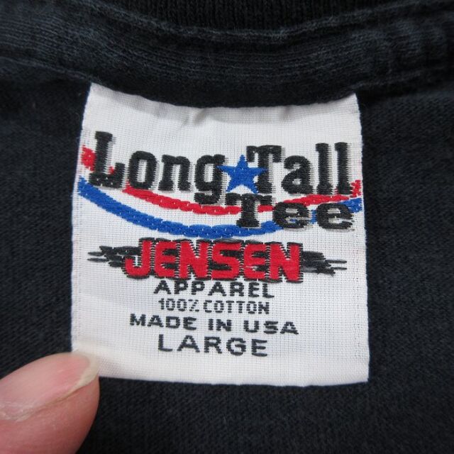古着通販 L☆古着 長袖 ビンテージ Tシャツ メンズ 90年代 90s ニュー