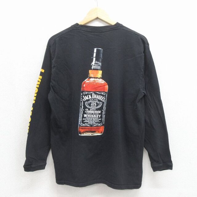 00s 長袖Tシャツ ジャックダニエル ブラック メンズL相当 | 古着