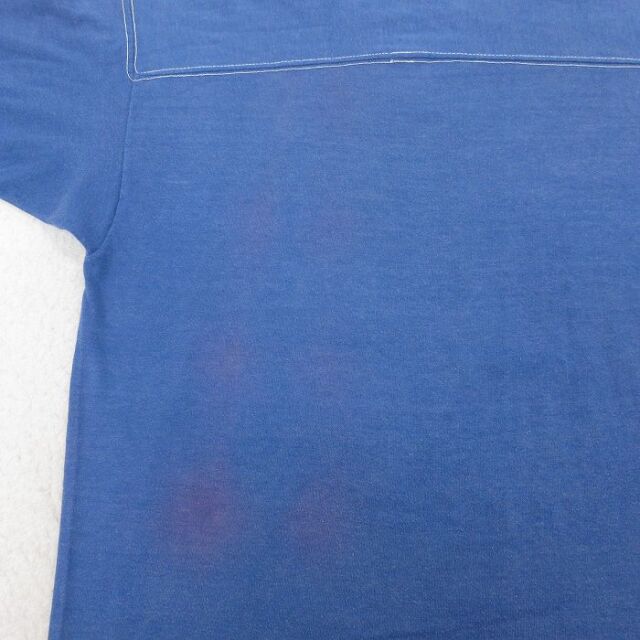 古着通販 M☆古着 半袖 ビンテージ フットボール Tシャツ メンズ 80