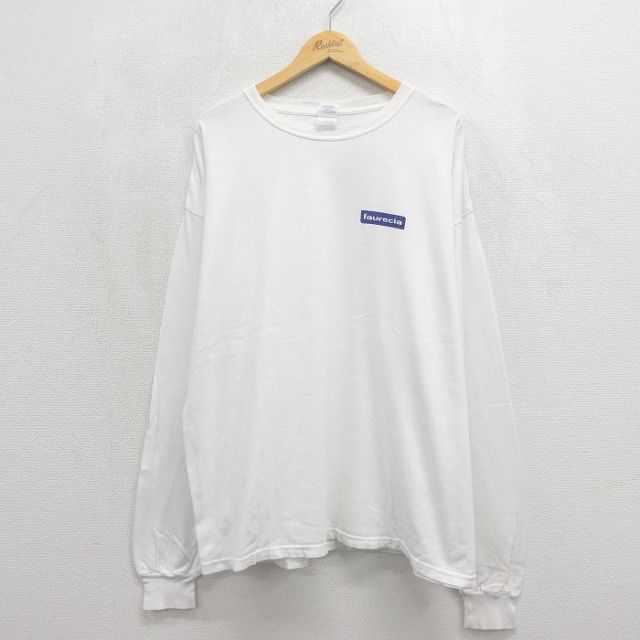 00s 長袖Tシャツ フォルシア ホワイト メンズXL相当 | 古着