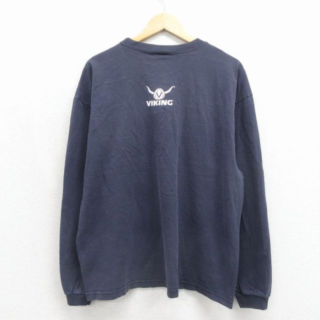 古着通販 XL☆古着 長袖 ビンテージ Tシャツ メンズ 90年代 90s