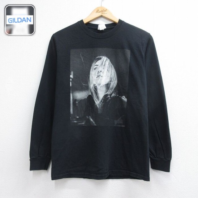 アリソンワンダーランド 長袖ロックバンドTシャツ ブラック メンズS相当 | 古着