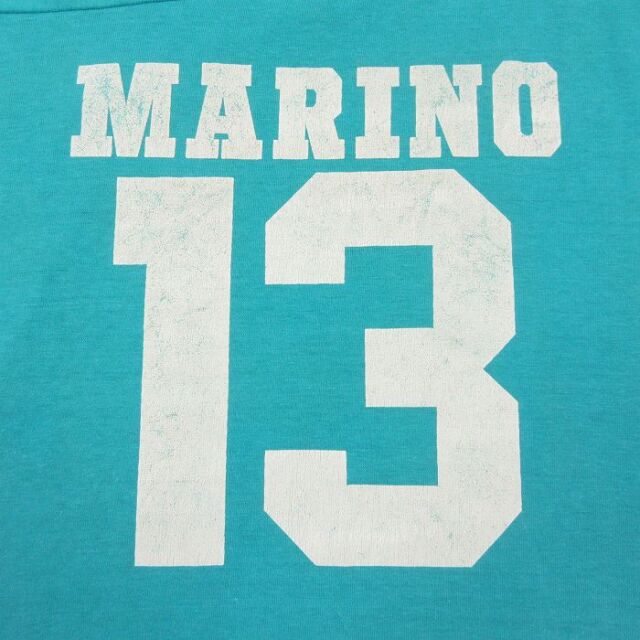 古着通販 M☆古着 半袖 ビンテージ フットボール Tシャツ メンズ 80