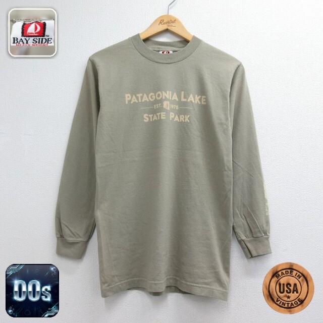 パタゴニア 00s 長袖Tシャツ パタゴニアレイク カーキ メンズS相当 | 古着