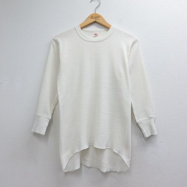ヘインズ 80s 長袖Tシャツ サーマル ホワイト メンズM相当 | 古着