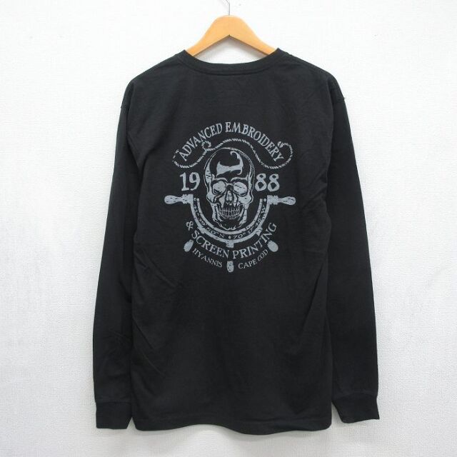 カーハート 長袖Tシャツ スカル ブラック メンズL相当 | 古着