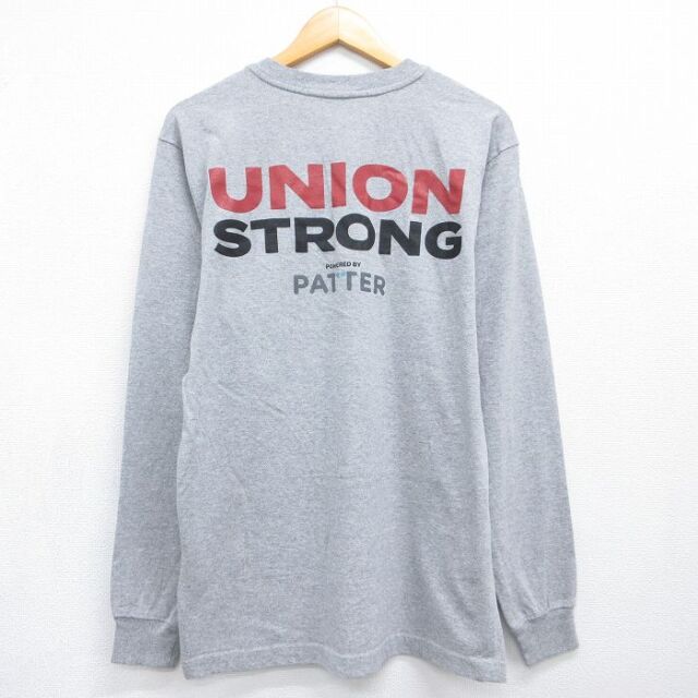 カーハート 長袖Tシャツ ワンポイントロゴ グレー メンズL相当 | 古着