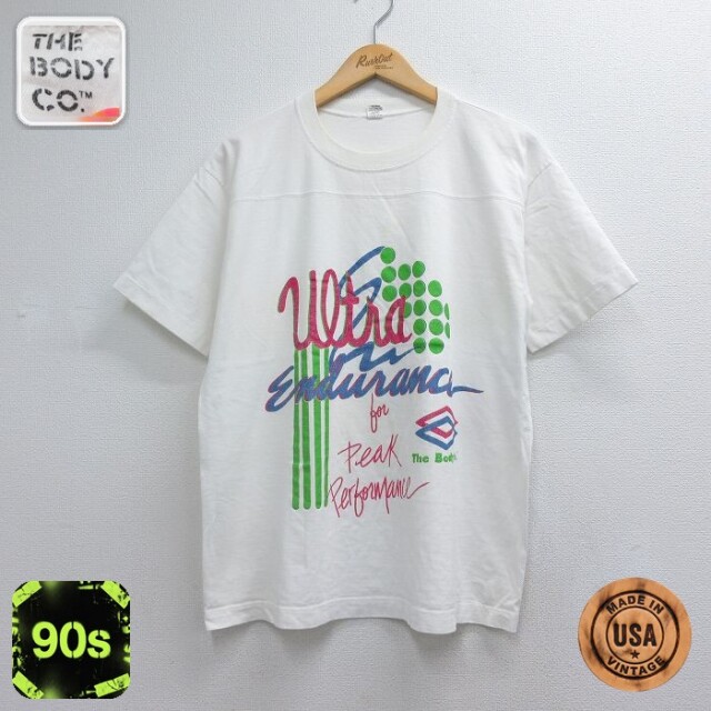 90s 半袖フットボールTシャツ Ultra Endurance ホワイト メンズL相当 | 古着