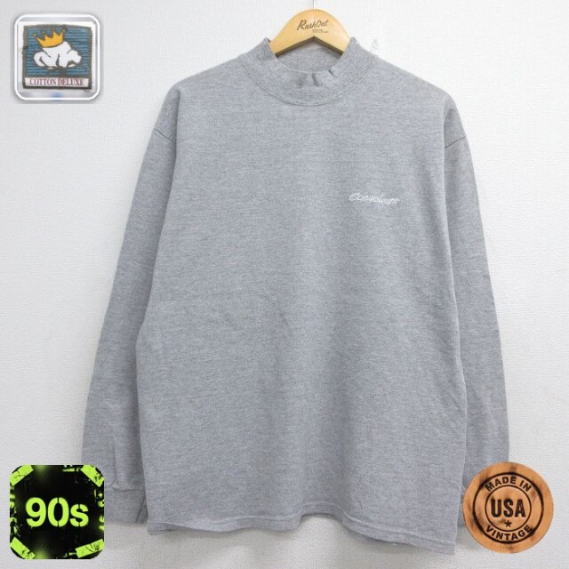 90s 長袖Tシャツ Congoleum グレー メンズL相当 | 古着