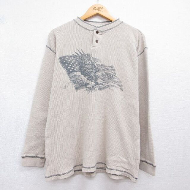 古着通販 XL☆古着 レッドヘッド 長袖 ビンテージ サーマル Tシャツ