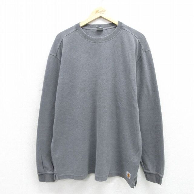 カーハート 長袖Tシャツ グレー メンズXL相当 | 古着