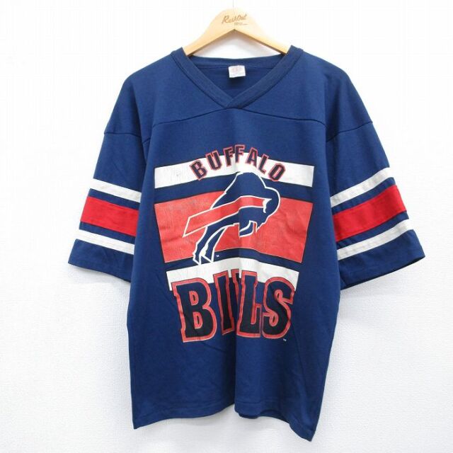 アメリカンフットボール 80s Buffalo Bills フットボールゲームシャツ