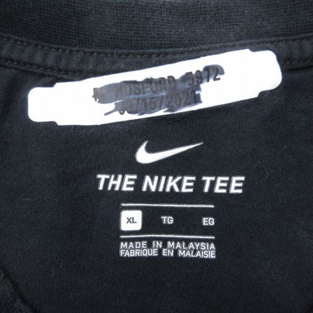 古着通販 XL☆古着 ナイキ NIKE 長袖 Tシャツ メンズ ビッグロゴ
