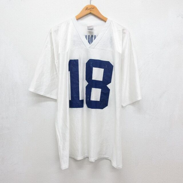 00s 半袖Tシャツ インディアナポリスコルツ ホワイト メンズXL相当 | 古着