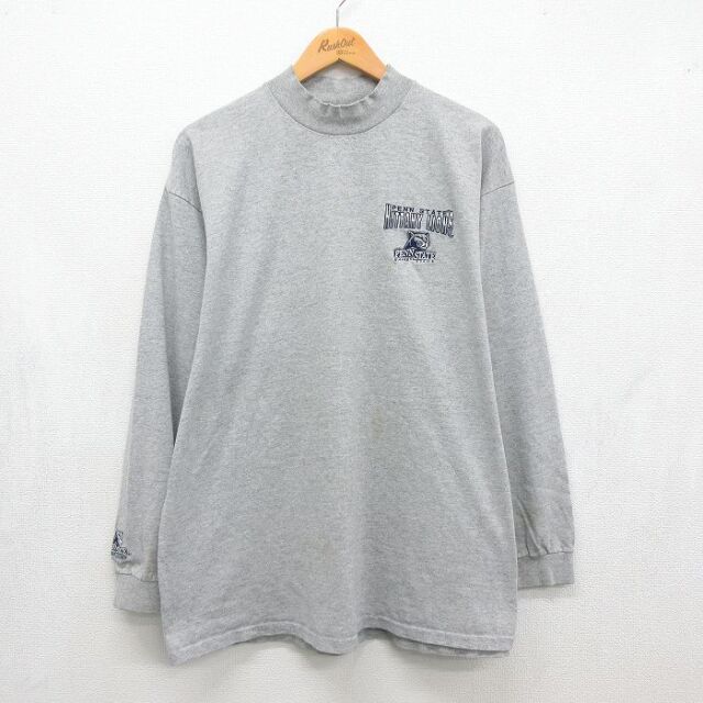 リー 90s 長袖Tシャツ ペンシルベニア グレー メンズXL相当 | 古着