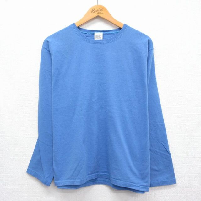 ラッセル 00s 長袖Tシャツ ブルー メンズXL相当 | 古着