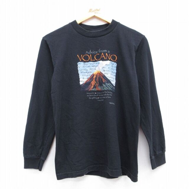 00s 長袖Tシャツ VOLCONO ブラック メンズS相当 | 古着