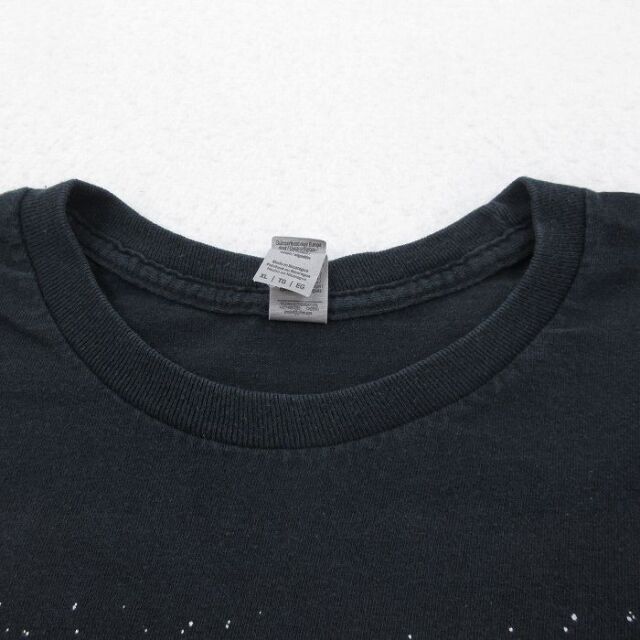 ベルセルク GILDAN 長袖Tシャツ ブラック XLサイズ 古着通販 XL☆古着 長袖 Tシャツ メンズ ベルセルク コットン クルー