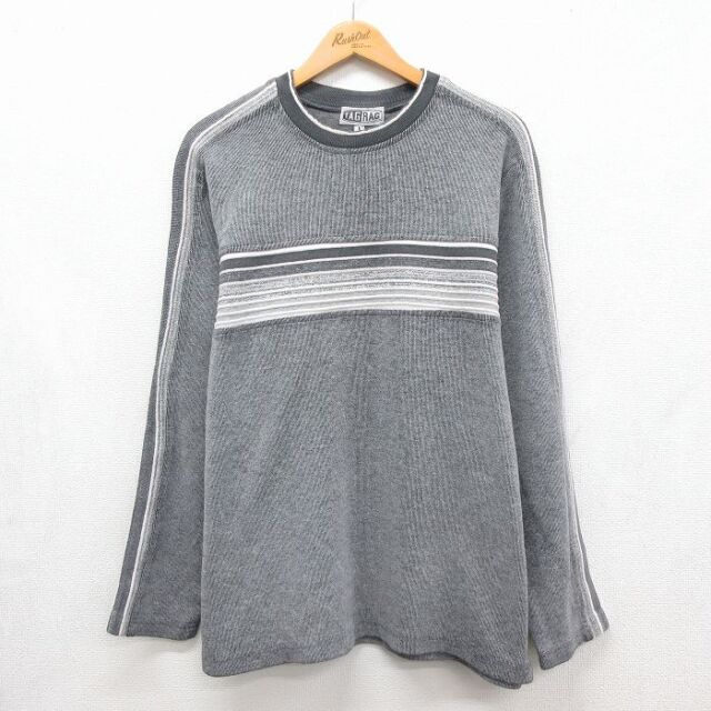 90s 長袖トップス グレー メンズXL相当 | 古着